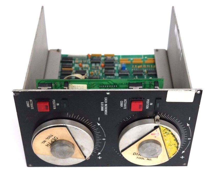 OLOFSSON TOOL EM651500*1 DIAMETER/DEPTH CONTROL PANEL W/ 12-10009 BOARD 1210009