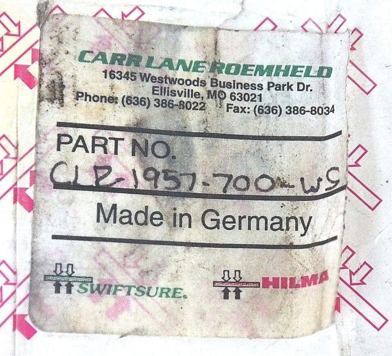CARR LANE CLR-1957-700-WS SWIFTSURE THREADED WORK SUPPORT CARTRIDGE 1957700001R
