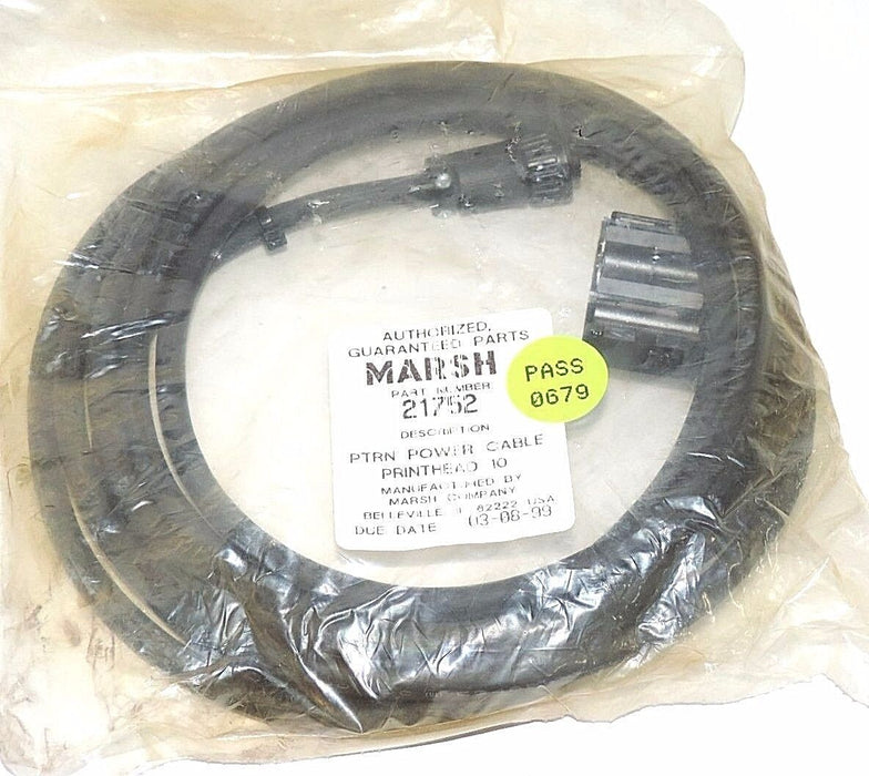 NEW MARSH 21752 PRINT POWER CABLE PRINTHEAD 10'