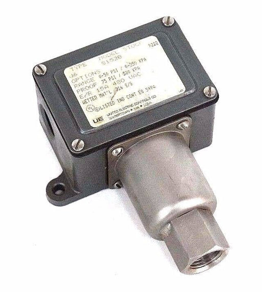 NEW UNITED ELECTRIC J6-S152B PRESSURE SWITCH J6S152B, 0-50PSI RANGE