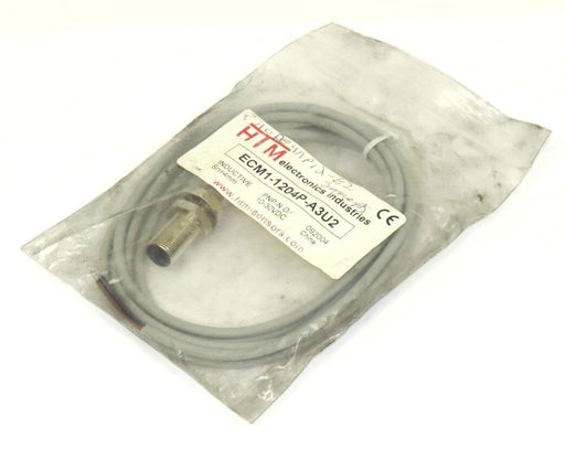 NIB HTM ELECTRONICS ECM1-1204P-A3U2 INDUCTIVE PROXIMITY SENSOR ECM11204PA3U2