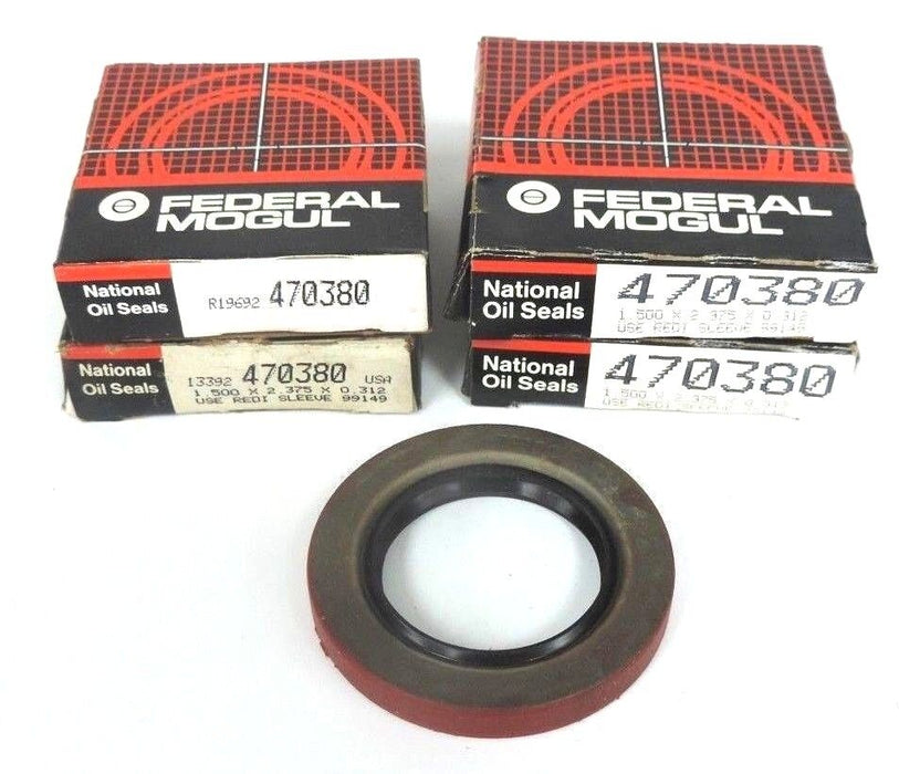 LOT OF 4 NIB FEDERAL MOGUL 470380 OIL SEALS 1.500 X 2.375 X 0.312