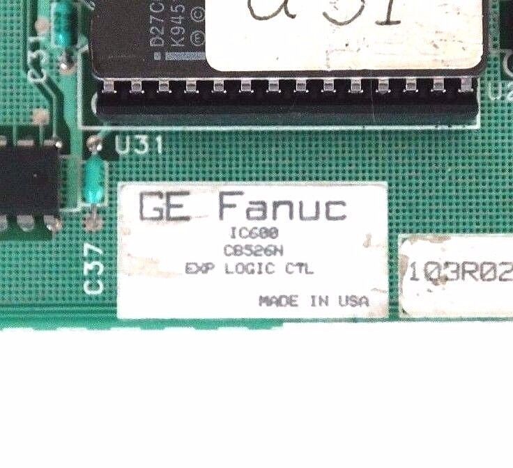 GE FANUC IC600CB526N EXPANDED LOGIC CONTROL BOARD ASM. NO. 44A720734-G01