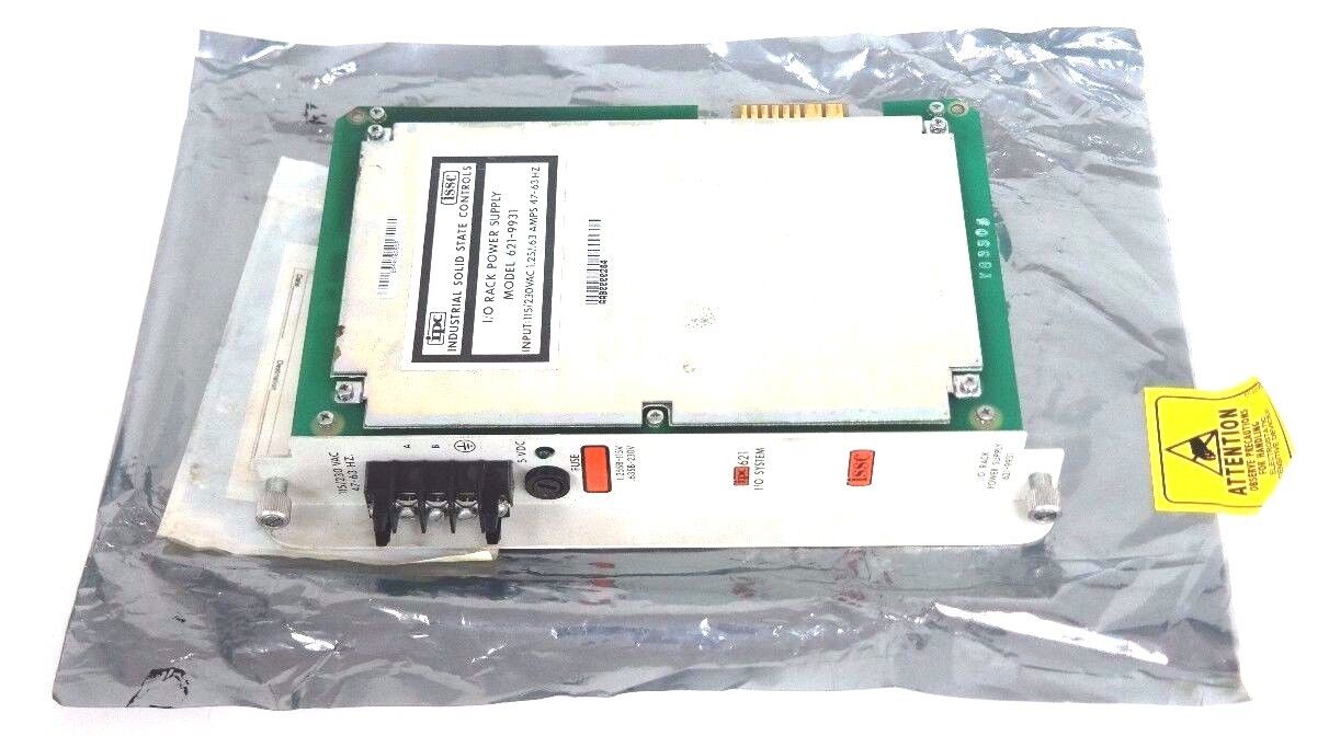REPAIRED IPC ISSC 621-9931 I/O RACK POWER SUPPLY 115/230VAC 1.25/.63 AMP 47-63HZ