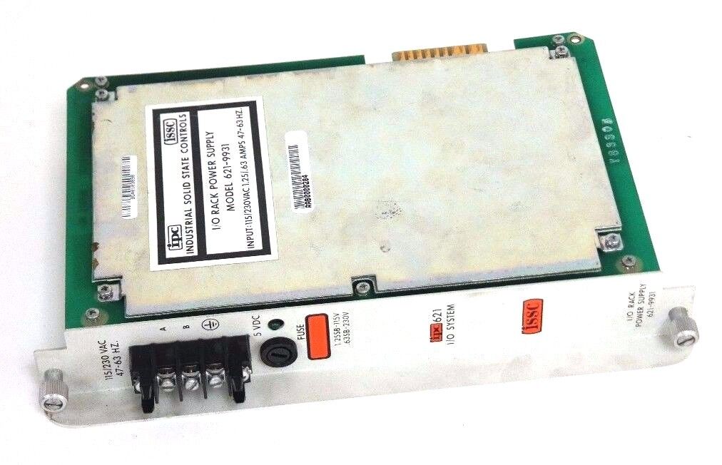 REPAIRED IPC ISSC 621-9931 I/O RACK POWER SUPPLY 115/230VAC 1.25/.63 AMP 47-63HZ