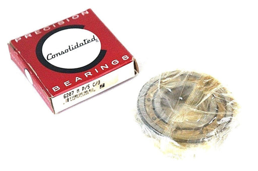 NIB CONSOLIDATED BEARINGS 6207 M P/5 C/3 DEEP GROOVE BALL BEARING 6207MP5C3