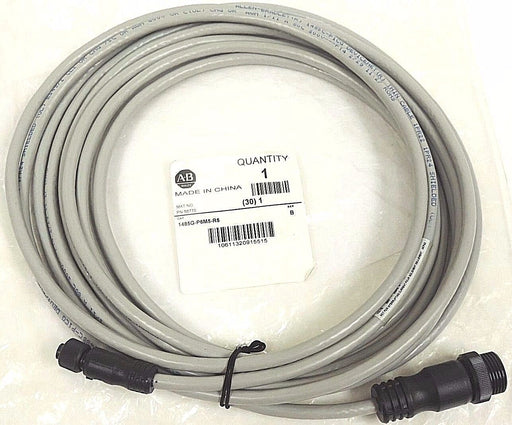 NEW ALLEN BRADLEY 1485G-P6M5-R5 DNET PATCHCORD, THIN GREY, 1485GP6M5R5, SER. B