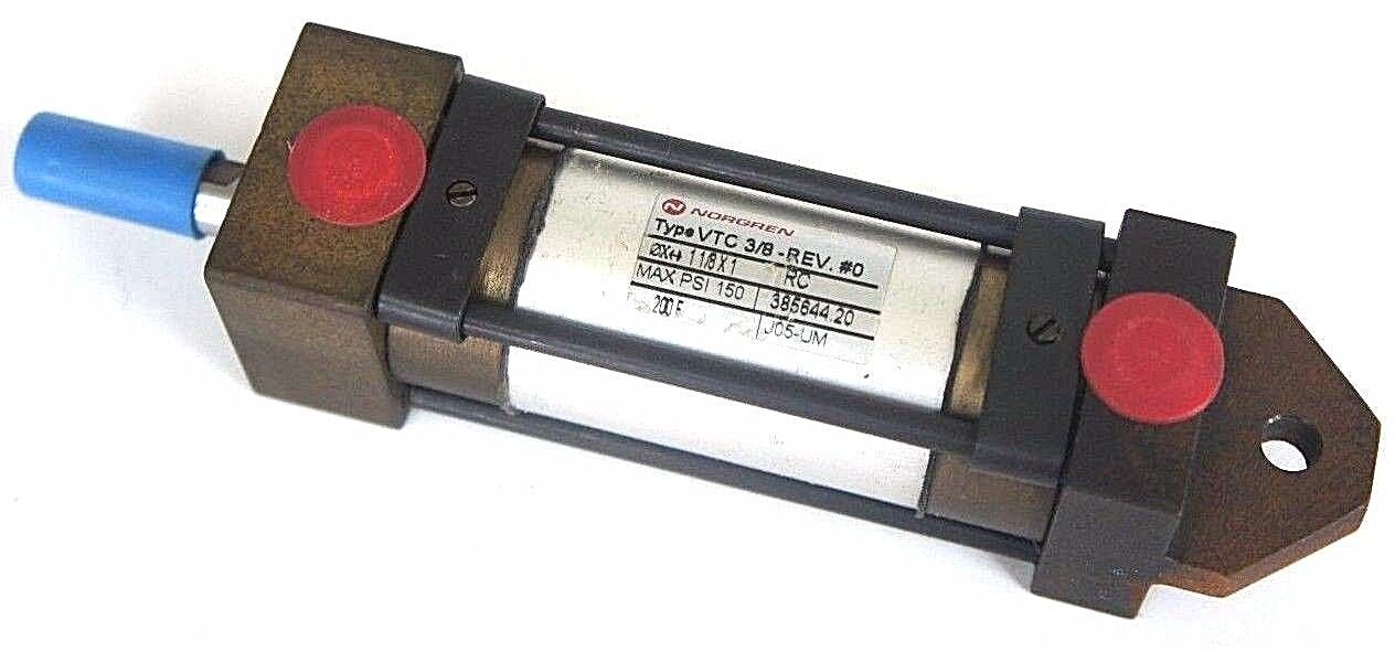 NEW NORGREN VTC 3/8 PNEUMATIC CYLINDER VTC-3/8-REV.#0 1-1/8X1 RC J05-UM 38564420