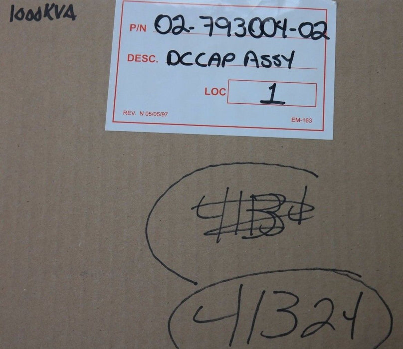 NIB EMERSON LIEBERT 793004 DC CAPACITOR ASSEMBLY, DC CAP, 02-793004-02, 1000KVA