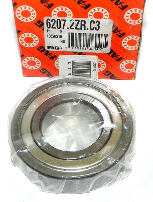 NIB FAG 6207.2ZR.C3 BALL BEARING 62072ZRC3