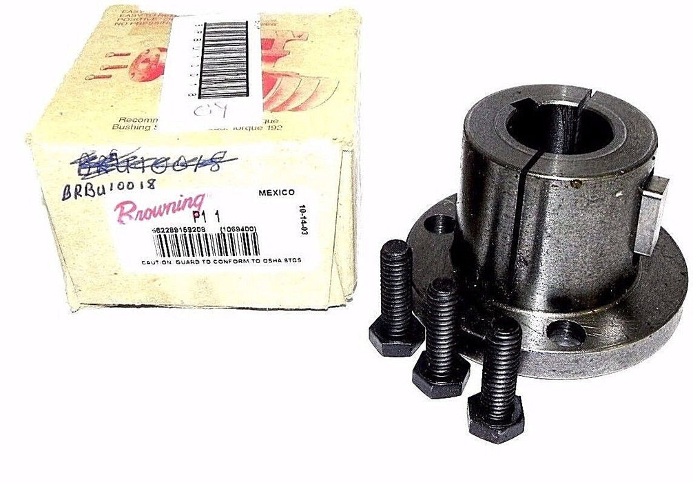 NIB BROWNING P1-1-3/16 BUSHING STEEL SPLIT TAPER 1-3/16