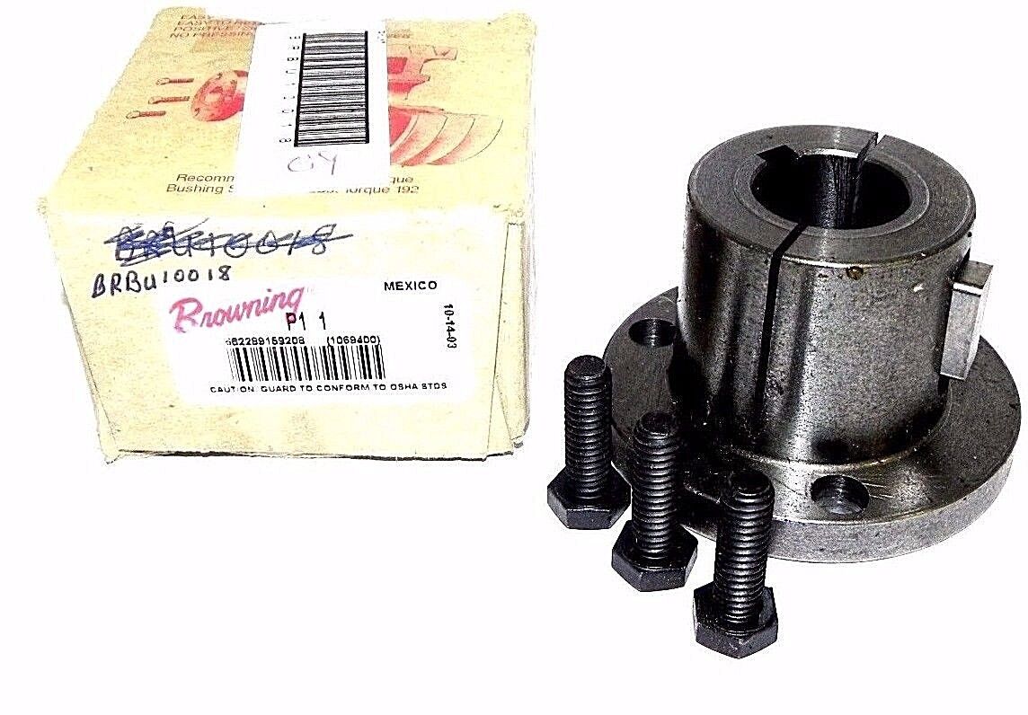 NIB BROWNING P1-1-3/16 BUSHING STEEL SPLIT TAPER 1-3/16