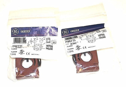 LOT OF 2 NEW GENERAL ELECTRIC P9ACFS5 FLANGE CONTACT BLOCKS