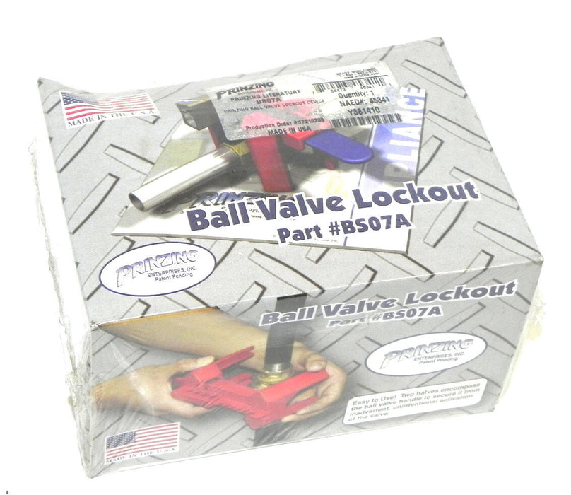 NEW PRINZING BS07A BALL VALVE LOCKOUT