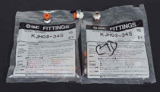LOT OF 23 NEW SMC KJH03-34S ONE-TOUCH MALE CONNECTORS KJH0334S