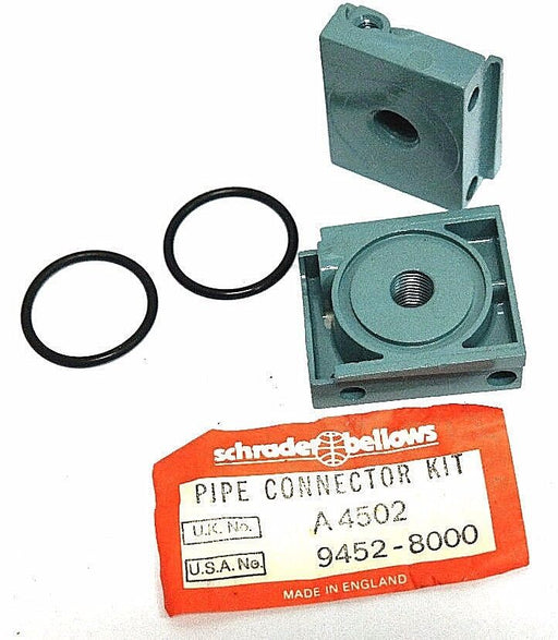 NEW SCHRADER BELLOWS 9452-8000 PORT CONNECTOR KIT FOR PNEUMATIC FILTER 94528000