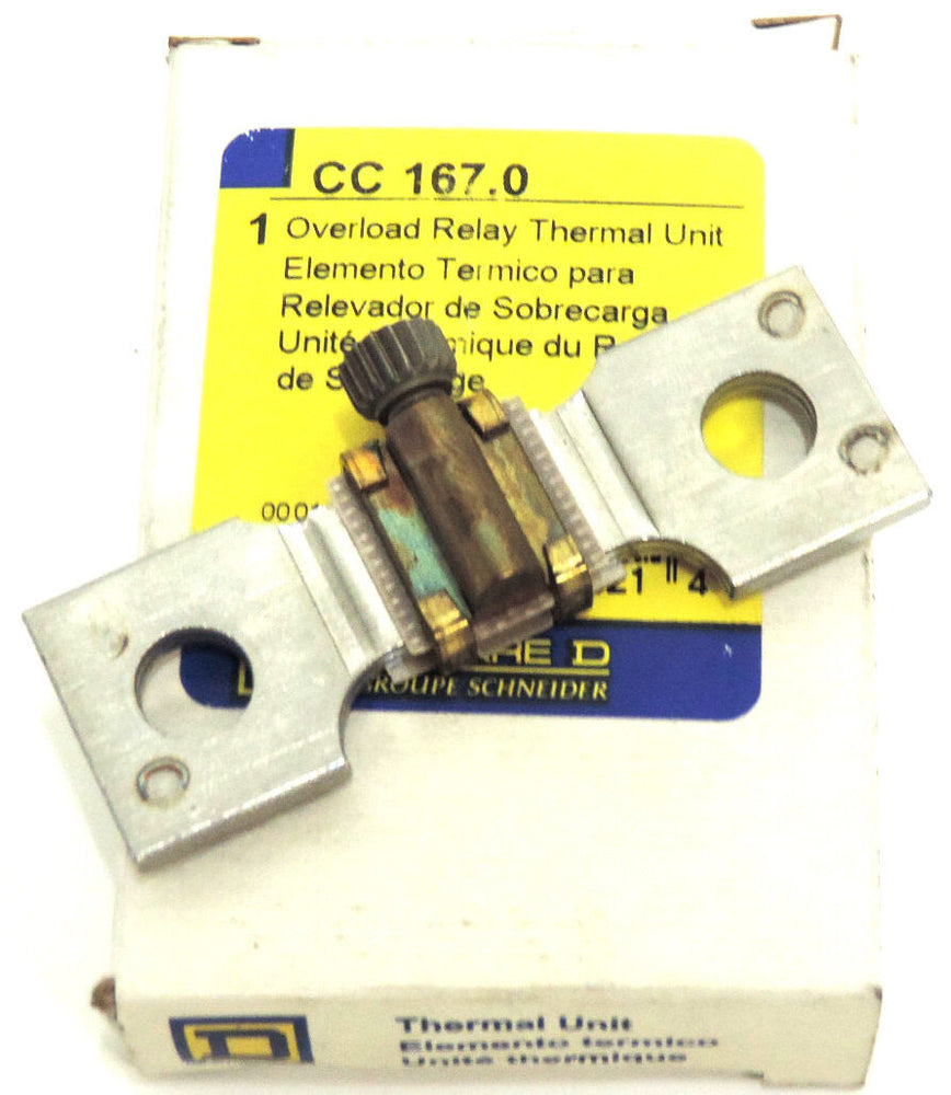 NIB SQUARE D CC 167.0 THERMAL OVERLOAD HEATER ELEMENT UNIT CC1670