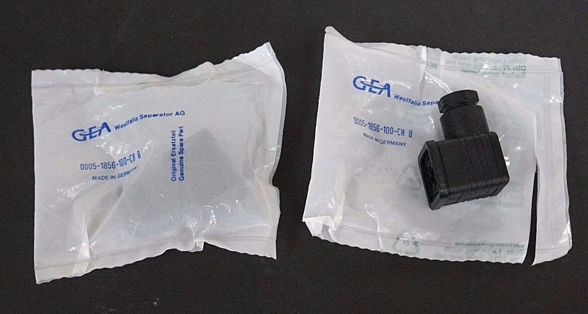LOT OF 2 NIB GEA WESTFALIA SEPARATOR 0005-1856-100-CB 8 CONNECTORS 00051856100CB