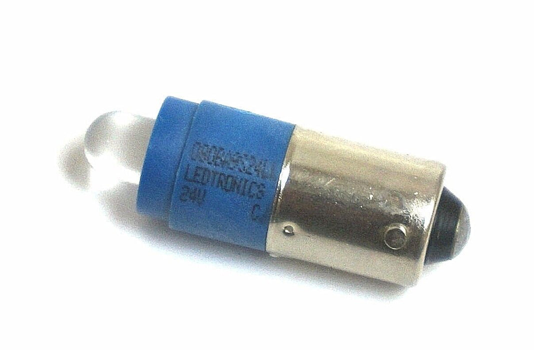NEW GE 080BA9S24LL BLUE LED BULB 24V