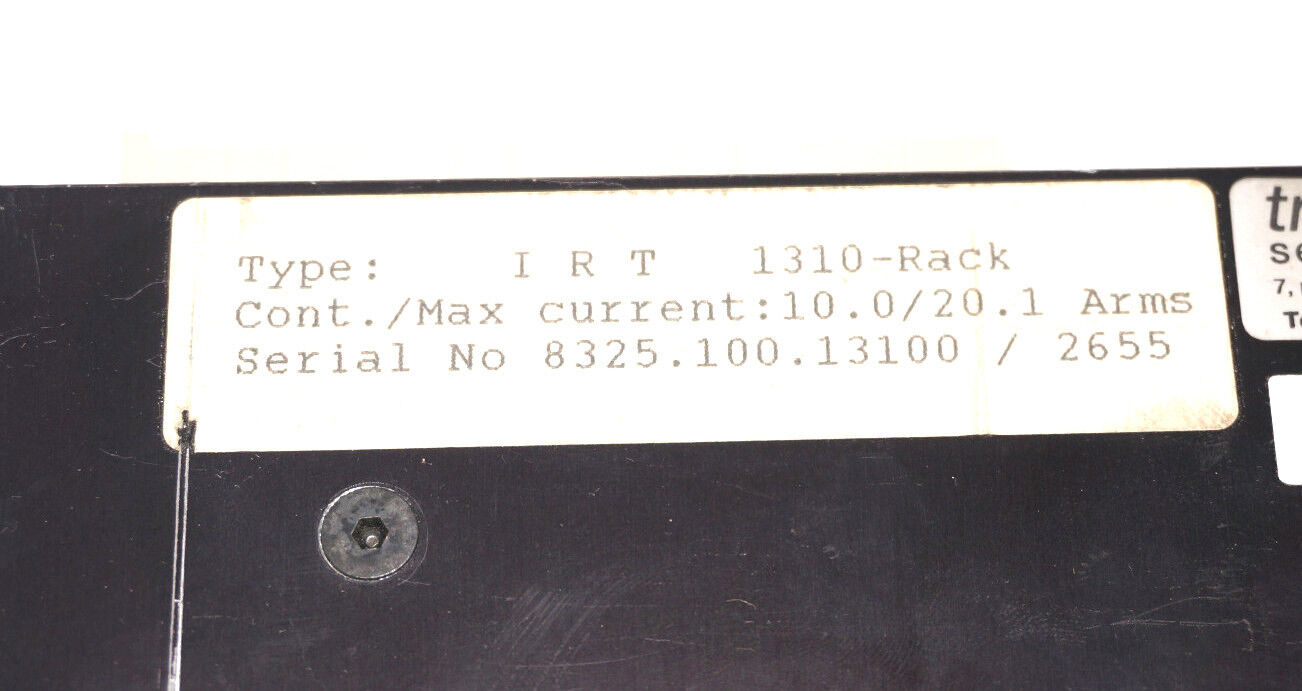 IRT 1310-RACK CONTROL BOARD 1310RACK REPAIRED