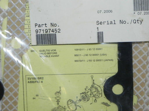 NEW LEYBOLD 97197452 GASKET KIT