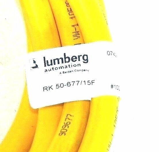 NEW LUMBERG RK-50-677/15F CORDSET 15FT RK5067715
