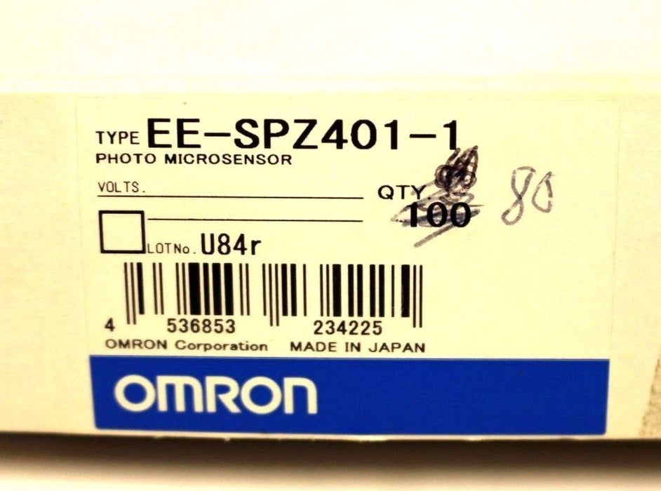 BOX OF 80 NEW OMRON EE-SPZ401-1 PHOTO MICROSENSOR 5-24VDC 20MM EESPZ4011