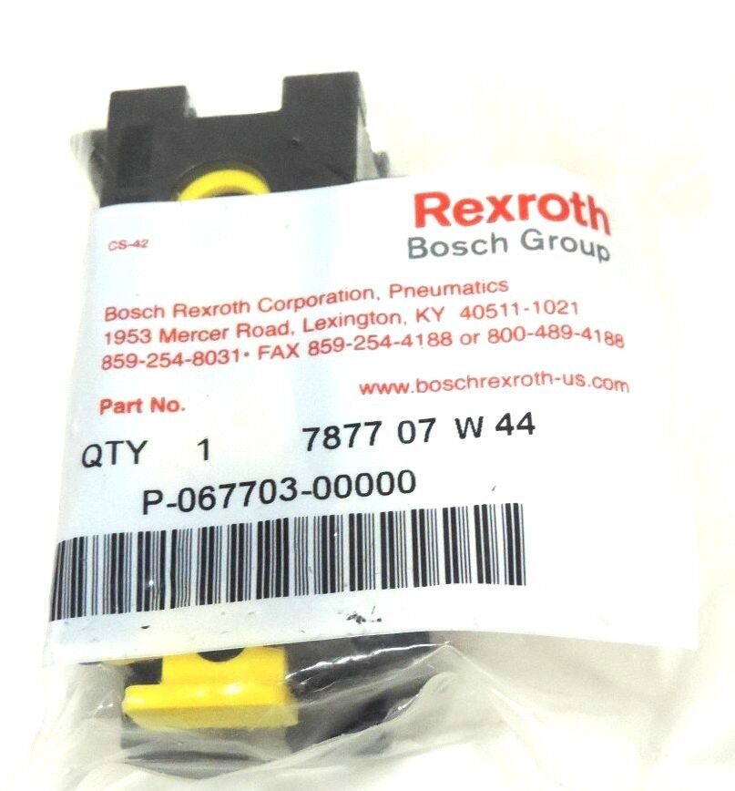 NEW BOSCH REXROTH P-067703-00000 VALVE BODY MANIFOLD 7877 07 W 44