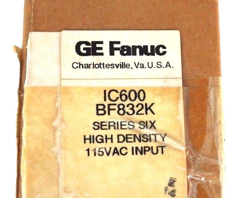 NIB GE FANUC IC600BF832K SERIES SIX HIGH DENSITY INPUT MODULE IC600 115VAC