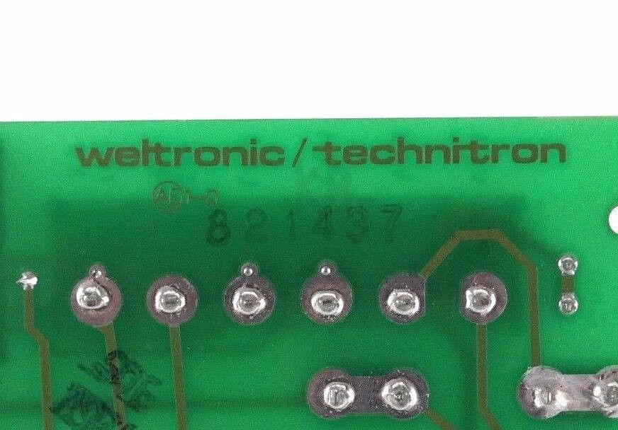 NEW WELTRONIC TECHNITRON 821437 ELECTRICAL BOARD 821438, 625594, 211834 0286 VSM