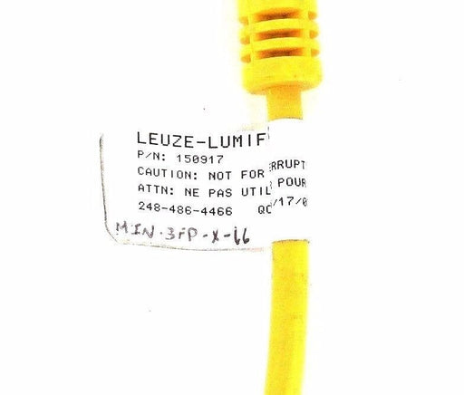 NEW LEUZE LUMIFLEX 150917 CONNECTION CABLE MIN-3FPX-66