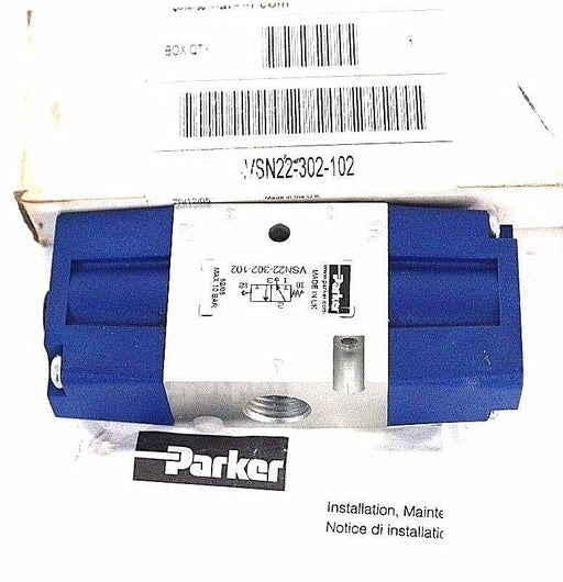 NIB PARKER VSN22-302-102 VALVE VSN22302102 52/05 MAX 10 BAR