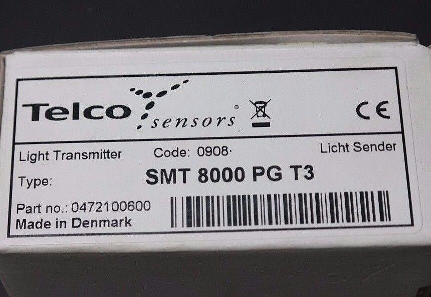 NIB TELCO SMT-8000-PG-T3 LIGHT TRANSMITTER SMT8000PGT3 PART NO. 0472100600