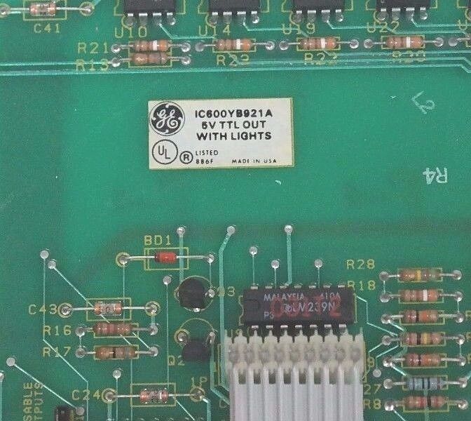 GENERAL ELECTRIC FANUC IC600YB921A 5V TTL OUT W/LIGHTS 44A717558-G01- REPAIRED