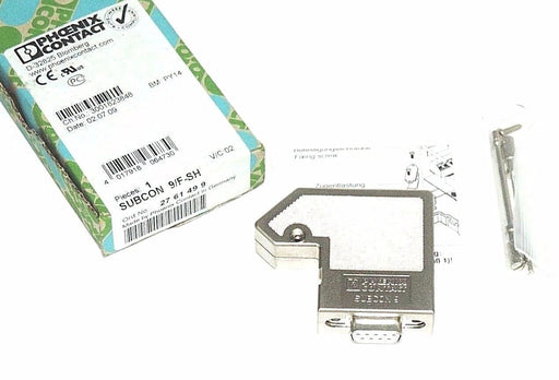 NIB PHOENIX CONTACT SUBCON 9/F-SH FEMALE 9-PIN CONNECTOR KIT