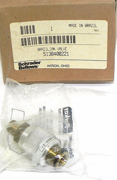 NIB PARKER SCHRADER BELLOWS 5130400221 BRAZILIAN VALVE 5130-4002-21