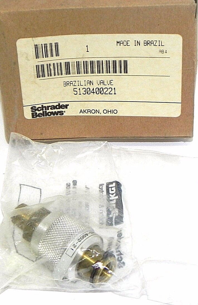 NIB PARKER SCHRADER BELLOWS 5130400221 BRAZILIAN VALVE 5130-4002-21