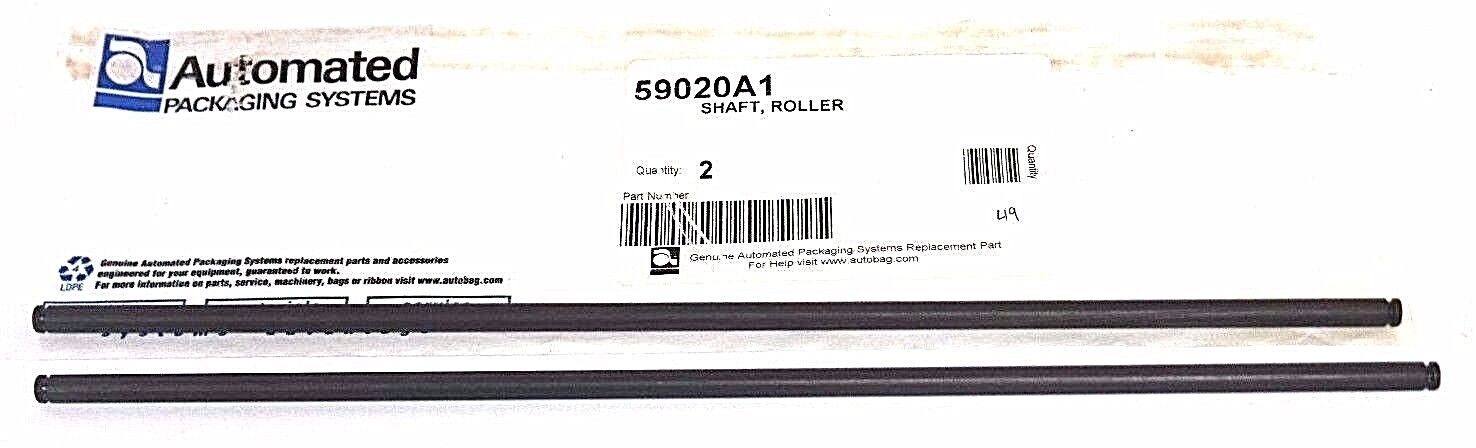 NEW AUTOMATED PACKAGING SYSTEMS 59020A1 SHAFT ROLLER (QTY:2)