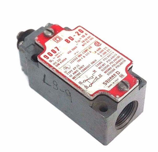 SQUARE D 9007-BD-20 LIMIT SWITCH 10A, 9007BD20