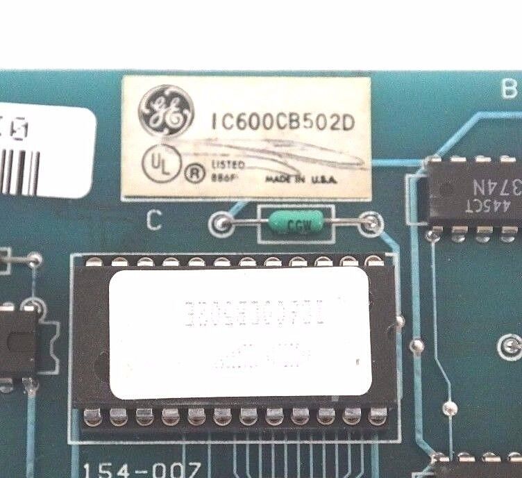GE IC600CB502D CONTROL MODULE ASM. NO. 44A297094-G01 FAB NO. 44A717610-001 R03/4