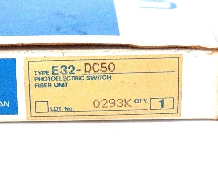 NIB OMRON E32-DC50 FIBER OPTIC CABLE E32DC50