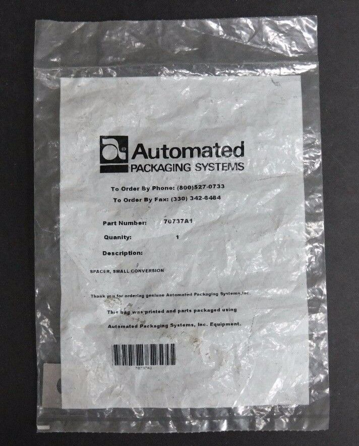 NEW AUTOMATED PACKAGING SYSTEMS 70737A1 SPACER, SMALL CONVERSION
