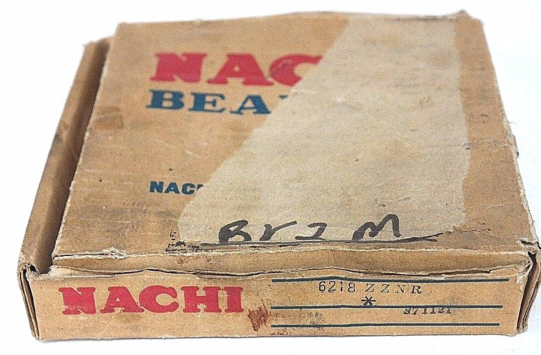 NIB NACHI 6218Z DEEP GROOVE BALL BEARING 6218ZZNR, 6218-ZZNR