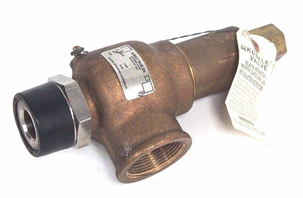 NEW KUNKLE 913BFGM01-KE RELEIF VALVE SET: 350 CAP: 2167 CFM SIZE: 1 1/2 913BFGM0