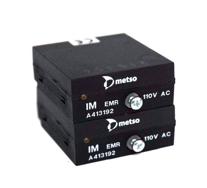 NEW METSO IM EMR A413192 RELAY 110V AC 219354 - LOT OF 2