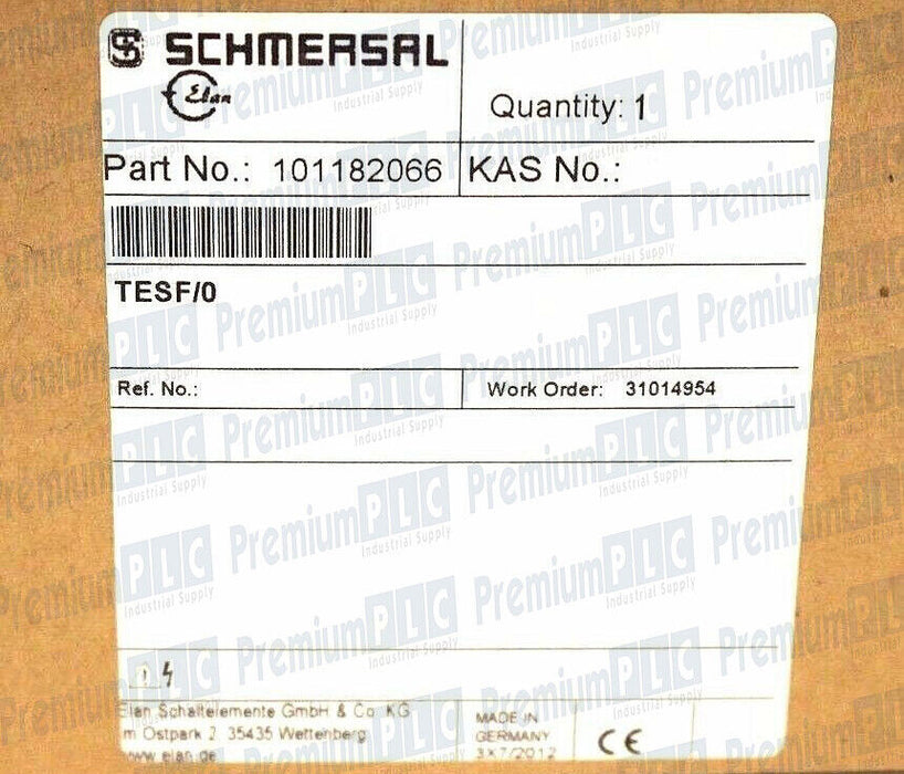 SCHMERSAL TESF/0 101182066 SAFETY HINGE SWITCH 230VAC 2.5A G.P. TESF0 NIB