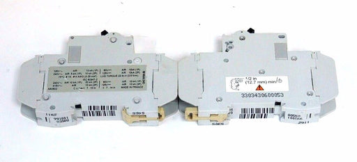 LOT OF 2 NEW MERLIN GERIN 60105 CIRCUIT BREAKERS 240V ~ 60V, MULTI 9 C60, C4A