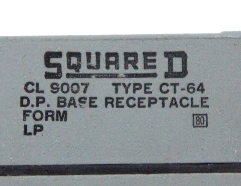 SQUARE D 9007-C64BW LIMIT SWITCH 900T-CT-64 RECEPTACLE 9007 TYPE E HEAD SER A