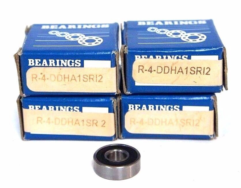 LOT OF 4 NIB R-4-DDHA1SRI2 BEARINGS R4DDHA1SRI2