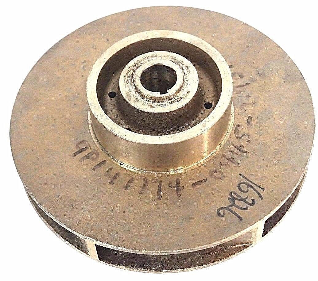 GOULDS PUMP 3-7-245 VANE IMPELLER 9P1 47774-0445-7.937" BRASS